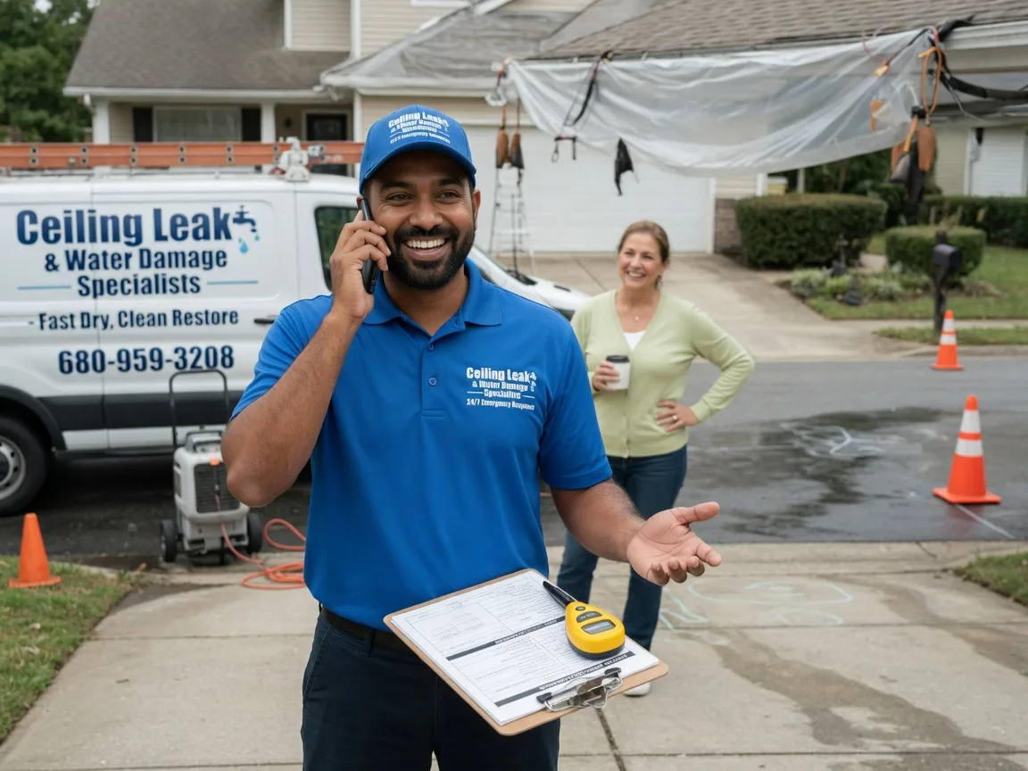 Ceiling Leak Cleanup Lexington, VA FAQs